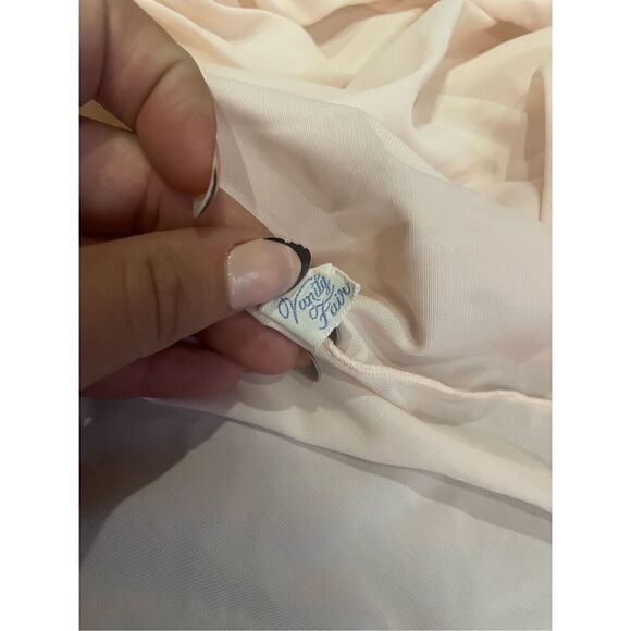 Vanity Fair Light Pink Sheer Vintage Bed Jacket Small Pajamas - Picture 4 of 6